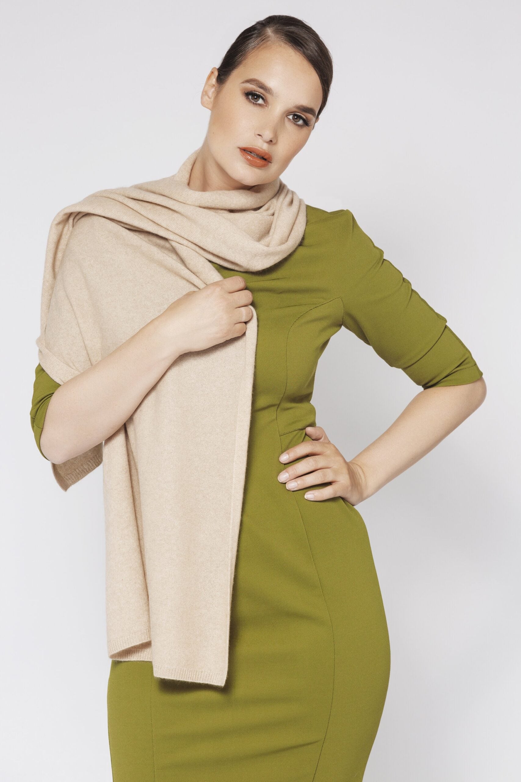 Kaschmirschal gestrickt Damen