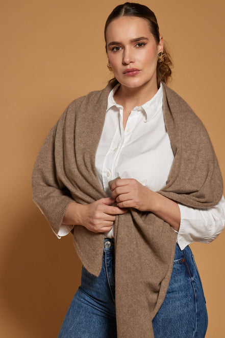 Kaschmirschal gestrickt Damen