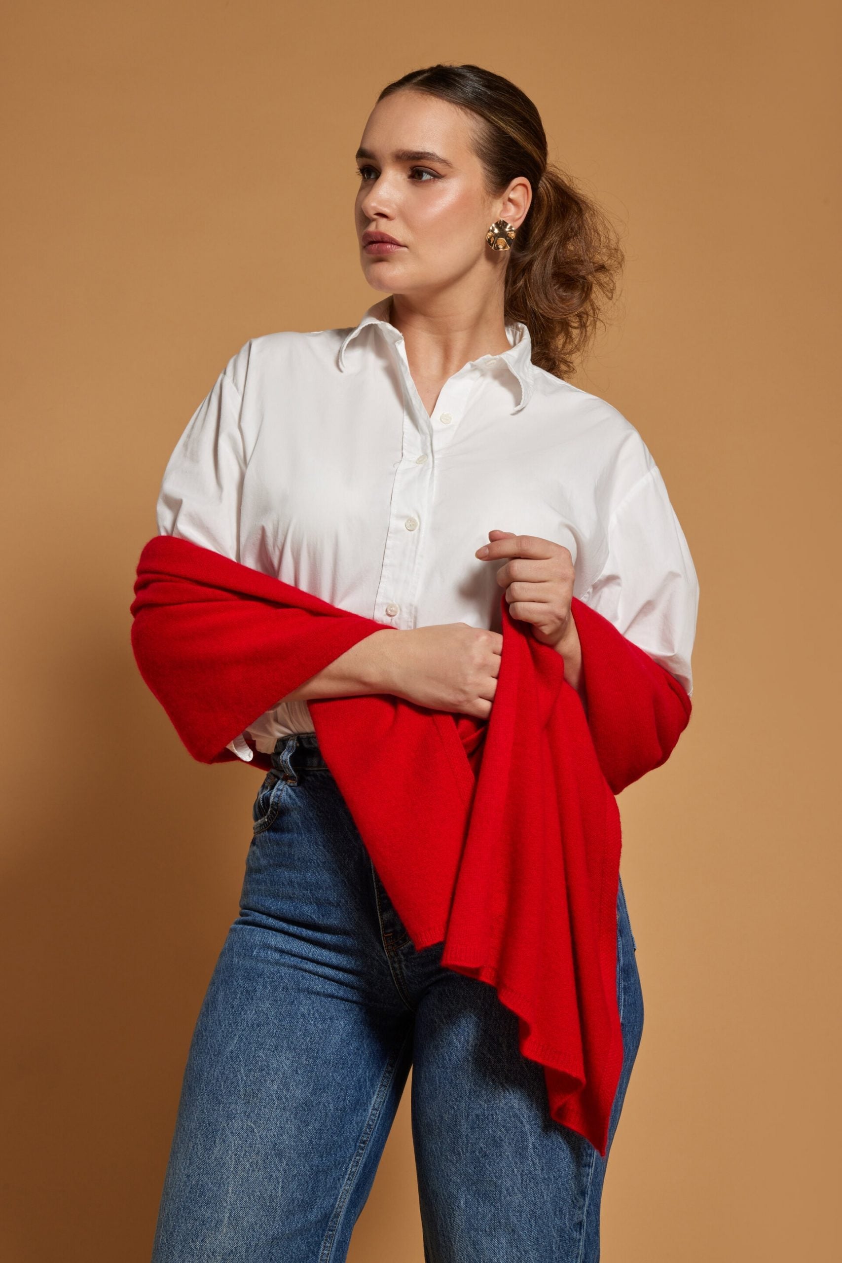 Kaschmirschal gestrickt Damen
