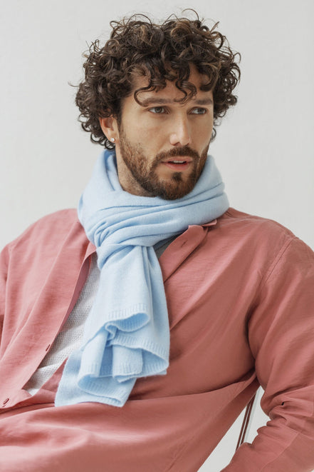 Kaschmirschal gestrickt Herren