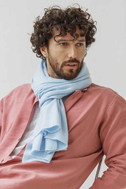 Kaschmirschal gestrickt Herren