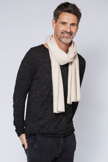 Kaschmirschal gestrickt Herren