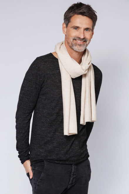 Kaschmirschal gestrickt Herren