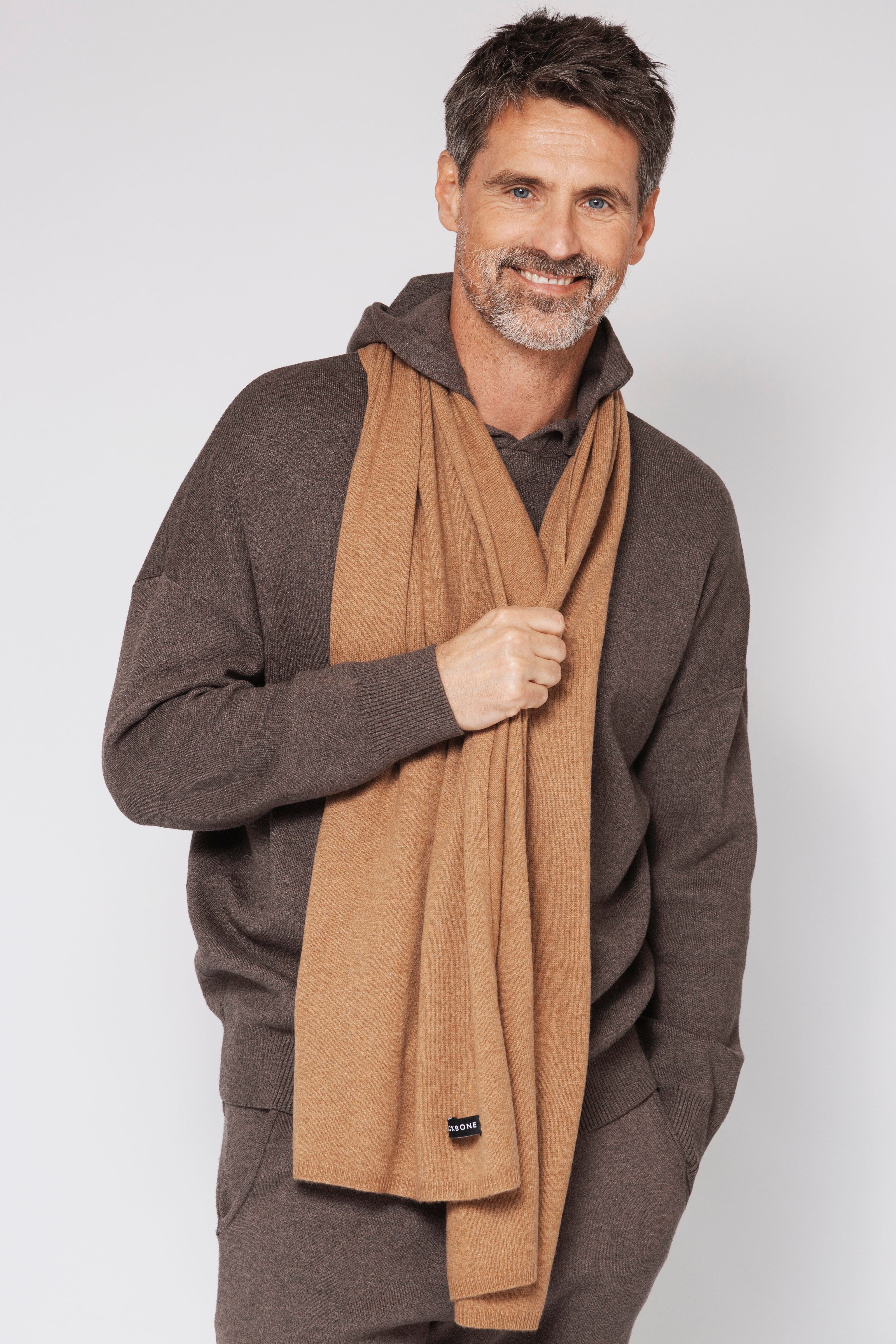 Kaschmirschal gestrickt Herren