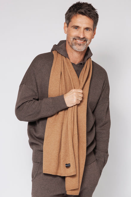 Kaschmirschal gestrickt Herren