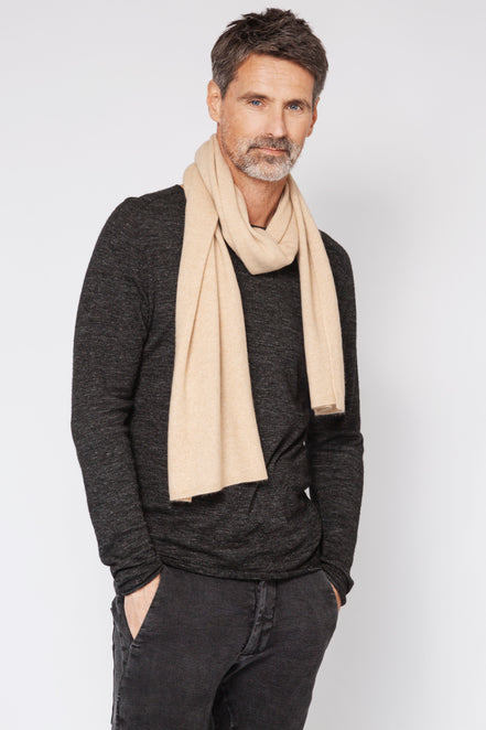Kaschmirschal gestrickt Herren