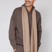 Kaschmirschal gestrickt Herren