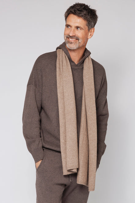 Kaschmirschal gestrickt Herren