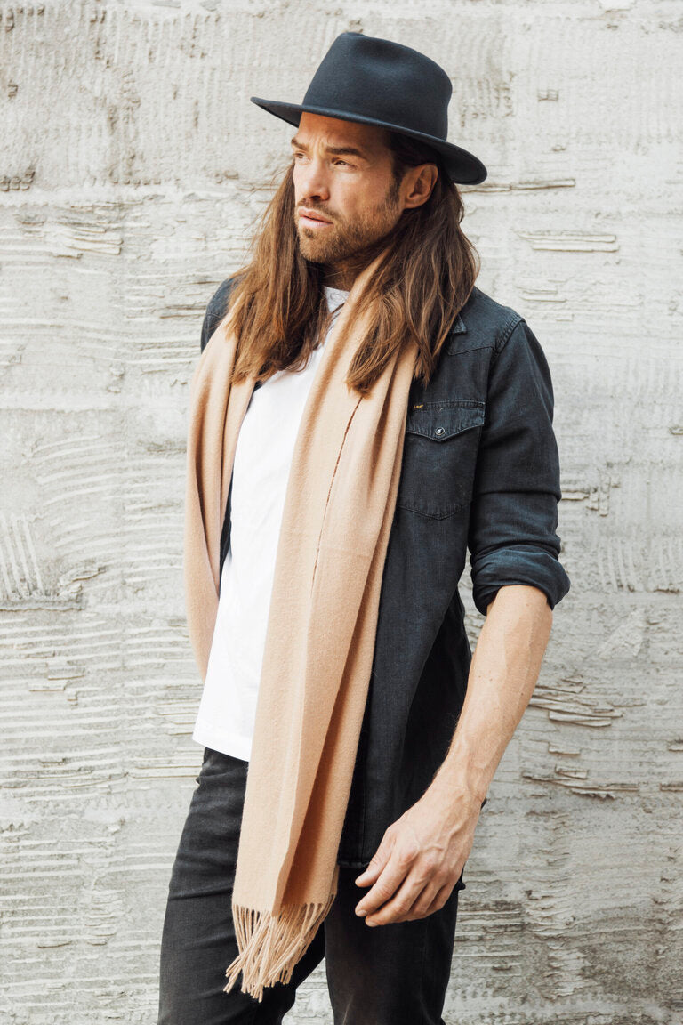 Kaschmirschal Oversized Herren