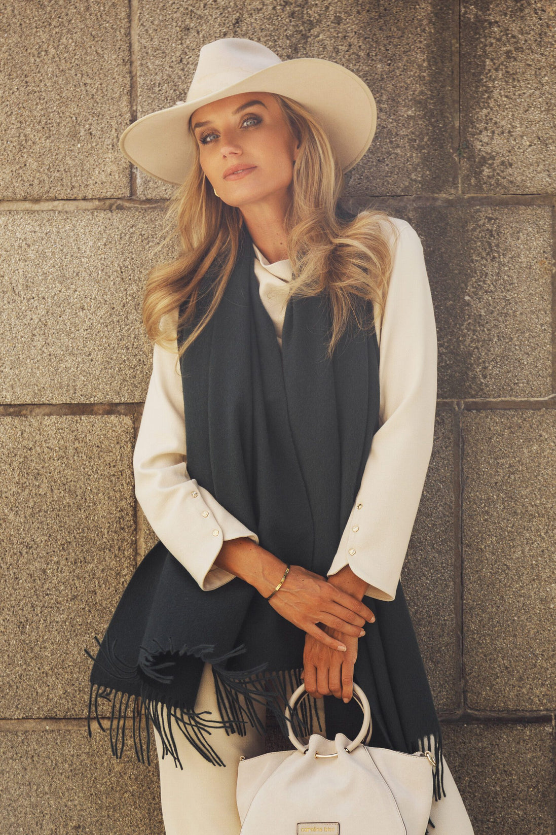 Cashmere Scarf Oversized Woman
