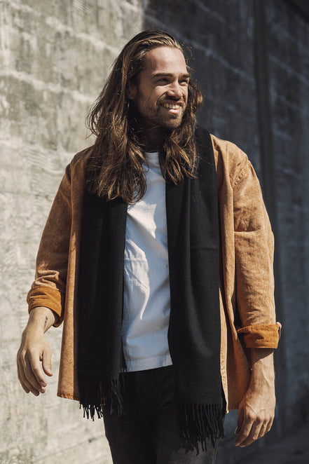 Kaschmirschal Oversized Herren