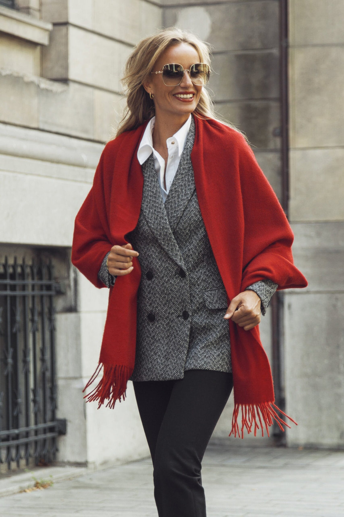 Cashmere Scarf Oversized Woman