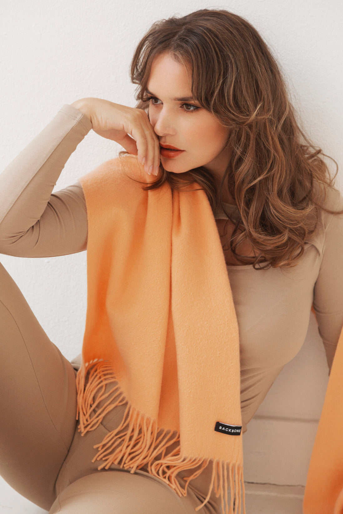 Cashmere Scarf Oversized Woman